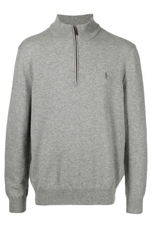 Maglione in lana grigio RALPH LAUREN | 710876756009GREY